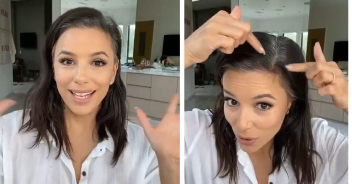 Eva Longoria Shared Her Secret For Covering Up Her Roots and I’m Trying It