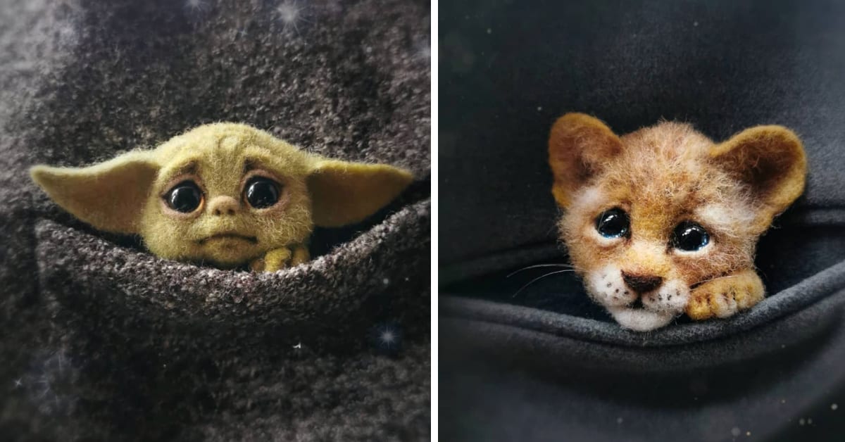This Artist Creates Mini Felt Animals and They Are So Cute, I Want Them All