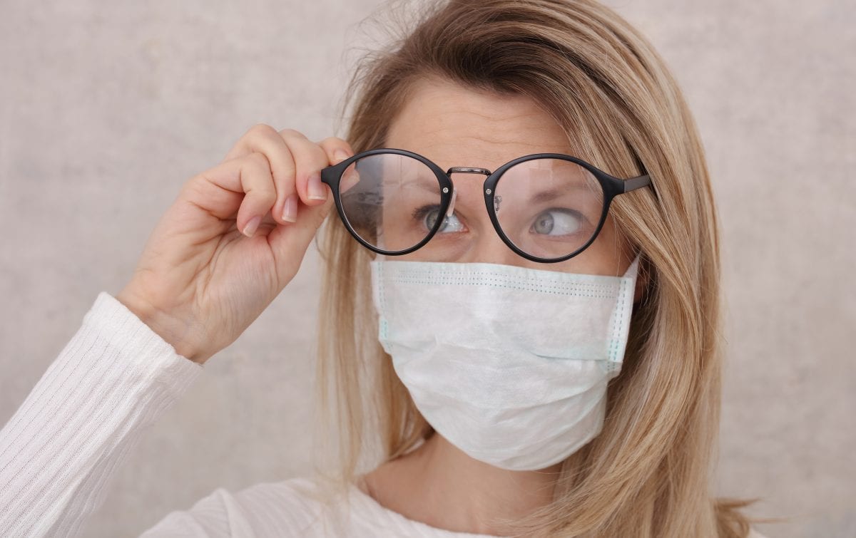 Here is How to Wear a Face Mask Without Fogging Up Your Glasses