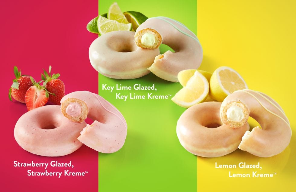 Krispy Kreme Is Releasing 3 New Fruit-Filled Donuts For Spring and I Need Them