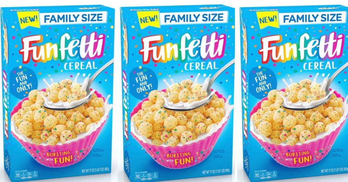 Grab A Spoon Because Funfetti Cereal Is Here and It’s Basically A Party For Breakfast