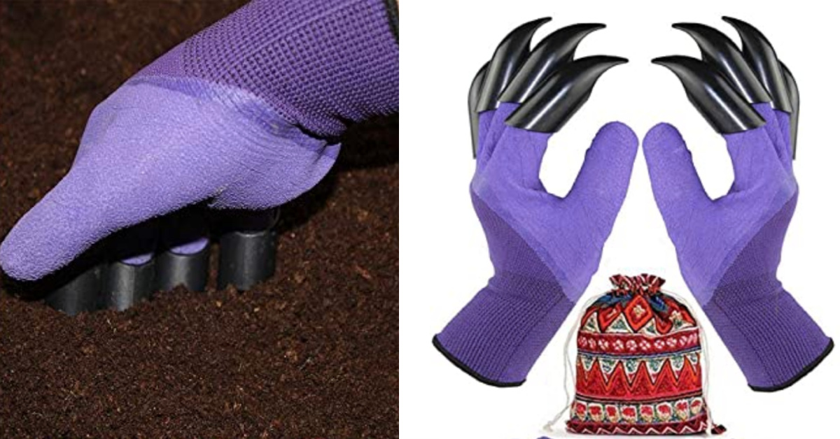 You Can Get Gardening Gloves With Claws On The End For Digging In The Dirt and I Need Them