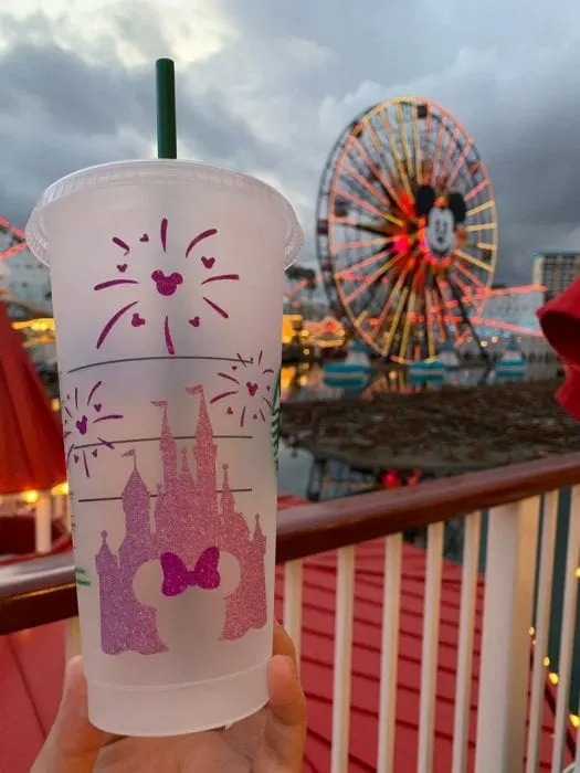 Customized Starbucks Cup Disney Castle Inspired – Pink Fashion Nyc