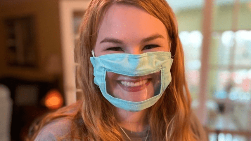 This College Student Created Face Masks For The Deaf And Hard Of Hearing and My Heart is Full