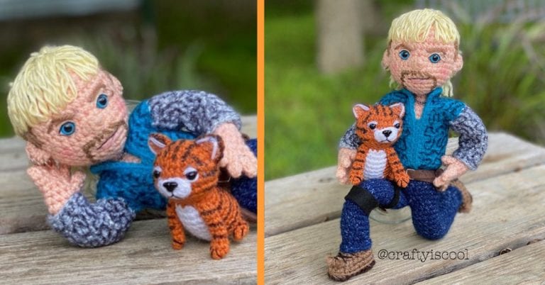 Bored While You’re Stuck Inside? Crochet Your Own Joe Exotic Doll