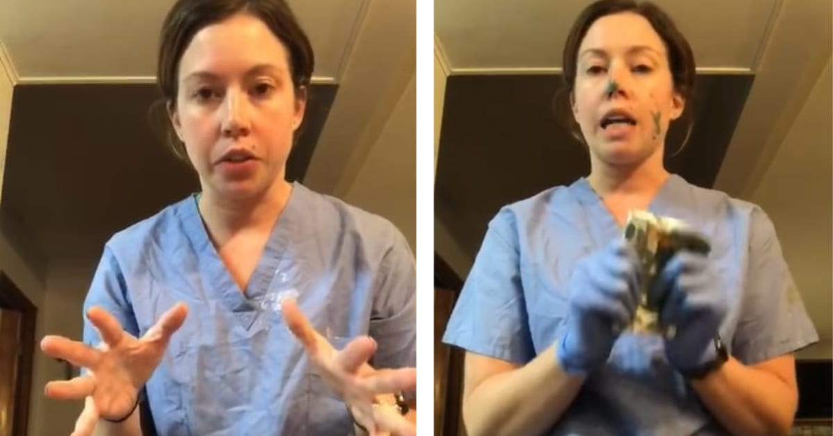 This Nurse Shows How You Can Still Spread Germs While Wearing Gloves