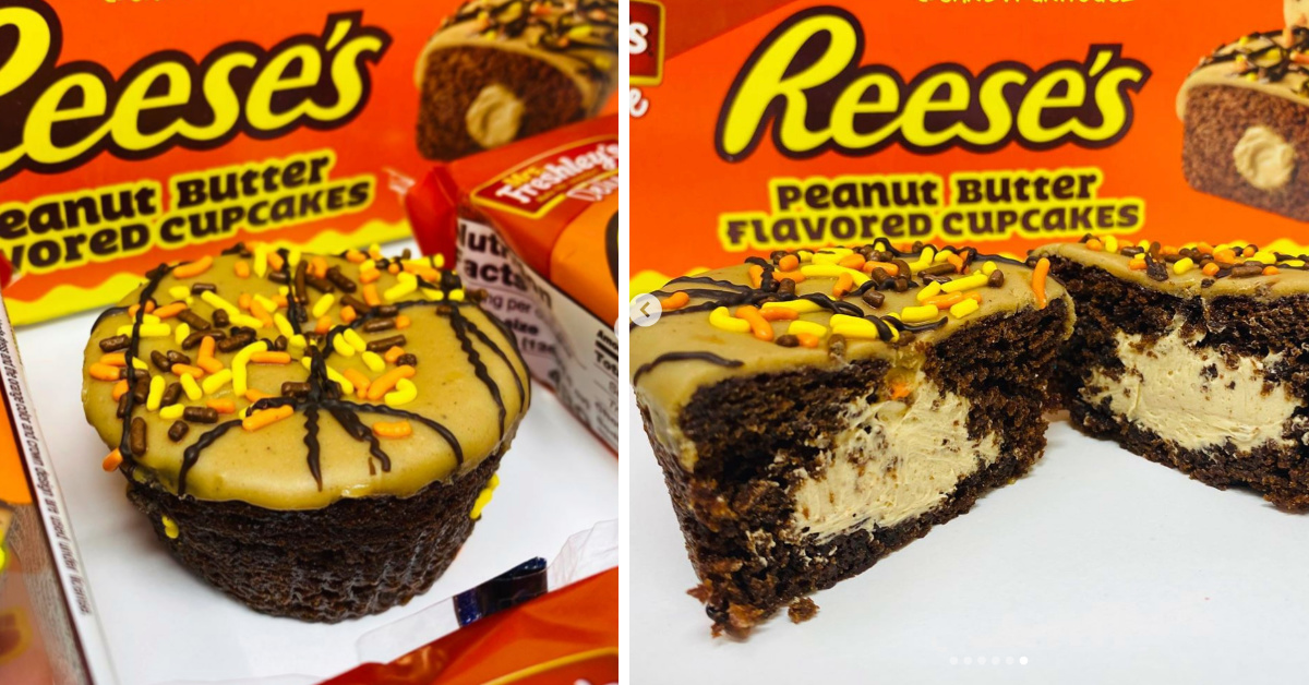 You Can Get Reese’s Cupcakes Filled With Peanut Butter Cream And I Need Them
