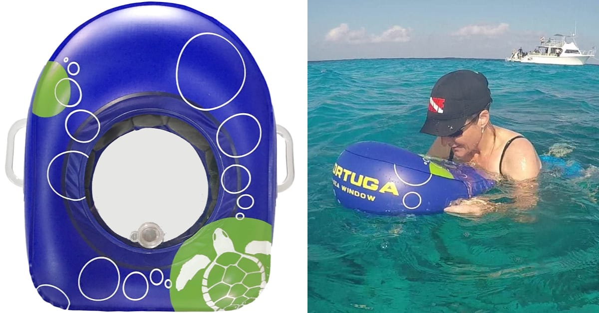 This Pool Float Has A Snorkeling Window And Is Perfect For People Who Love The Sea