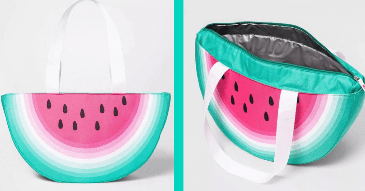 Target Is Selling A $20 Watermelon Tote Bag Cooler And Now I’m Ready For Summer