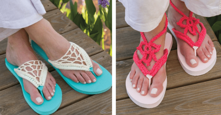You Can Make These Super Cute Crocheted Flip Flops And I Need A Pair