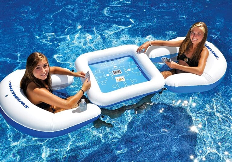 This Inflatable Game Station Comes With Waterproof Playing Cards and I Need It