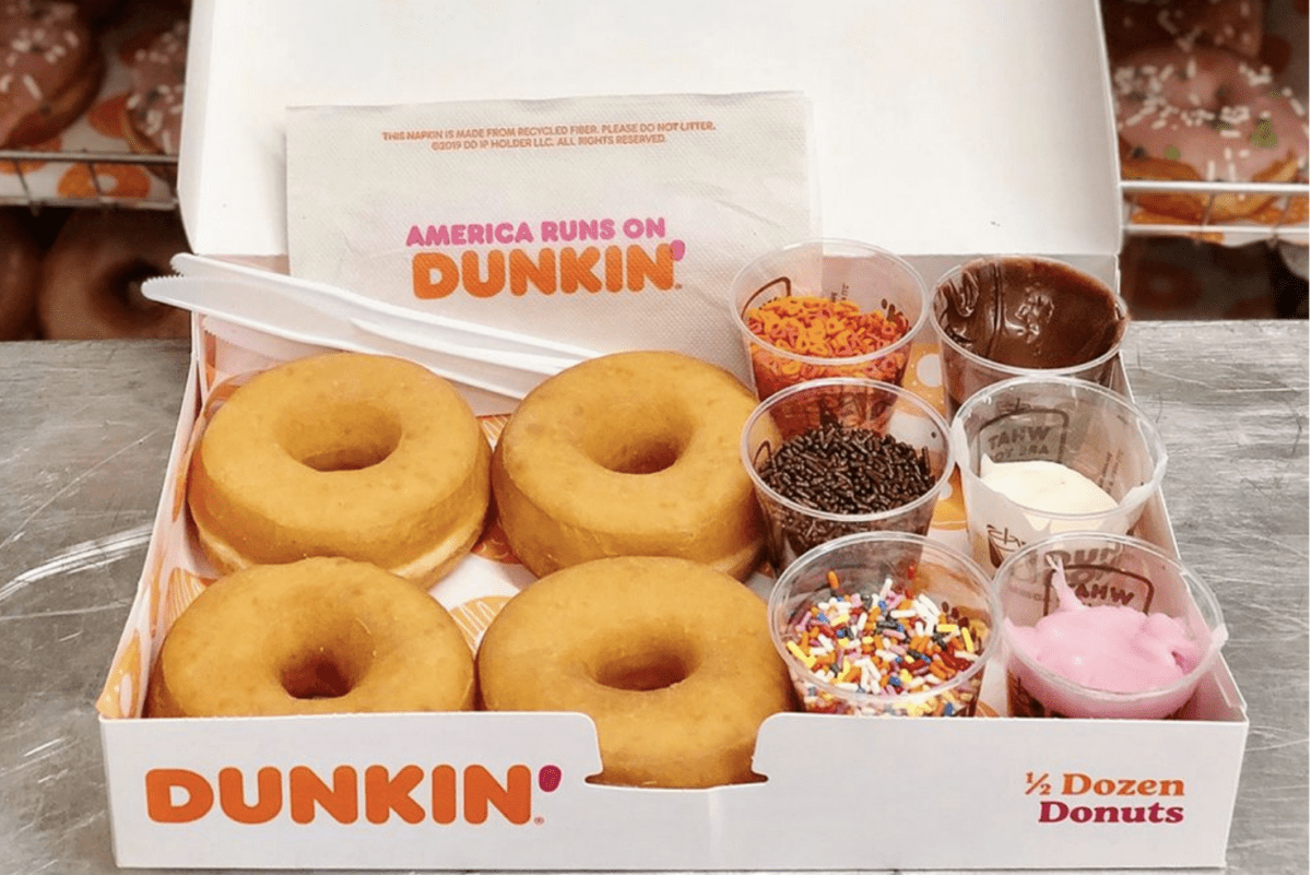 Dunkin’ Is Selling DIY Donut Kits With Frosting And Sprinkles So You Can Decorate Your Own Donuts