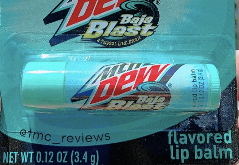 You Can Get Mountain Dew Baja Blast Lip Balm and I’m Stocking Up