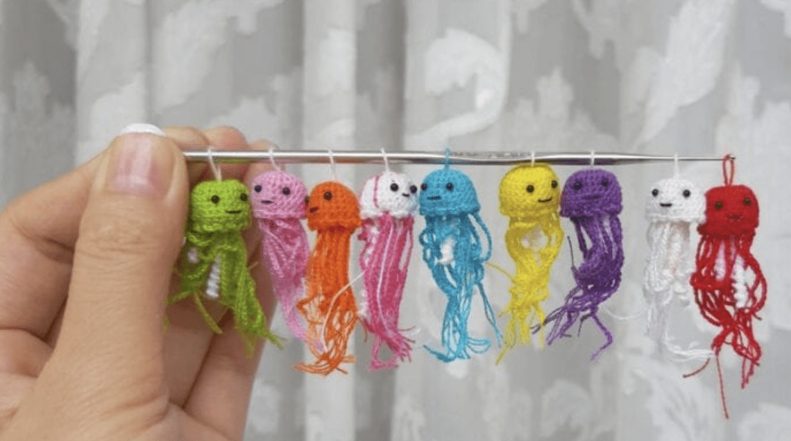 You Can Get Miniature Crocheted Jellyfish and I Need Them All