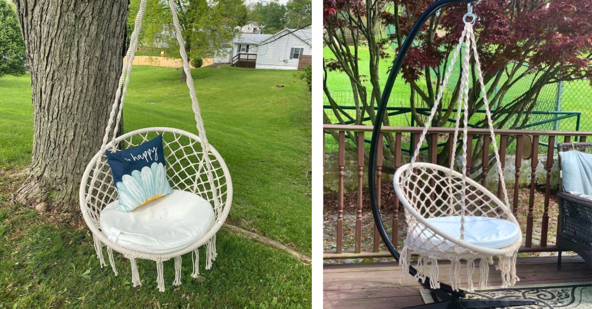 Aldi Is Selling A $40 Boho Swing and I Need One