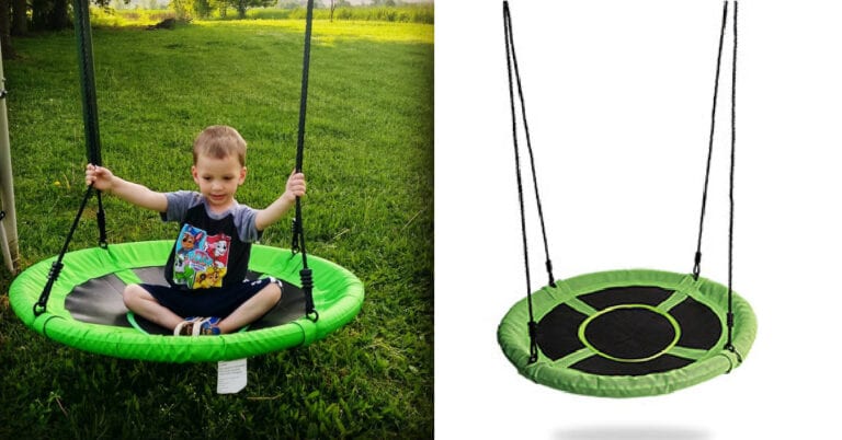 Aldi Is Selling A $40 Nest Swing For Kids and You Know Your Kids Need It