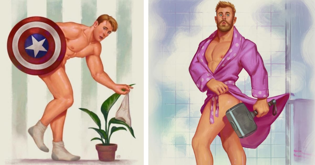 This Artist Drew The Avengers as Pin-up Models and It Just Made My Day