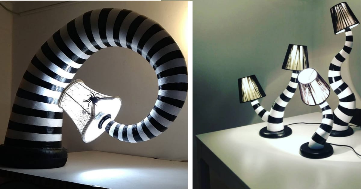 You Can Get A Beetlejuice Inspired Lamp and I Need One In My Life