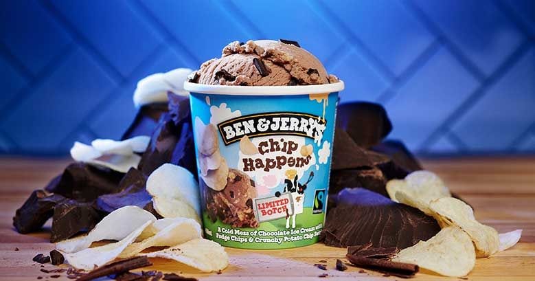Ben & Jerry’s Released A New Ice Creamed Called ‘Chip Happens’ Complete With Real Potato Chip Pieces