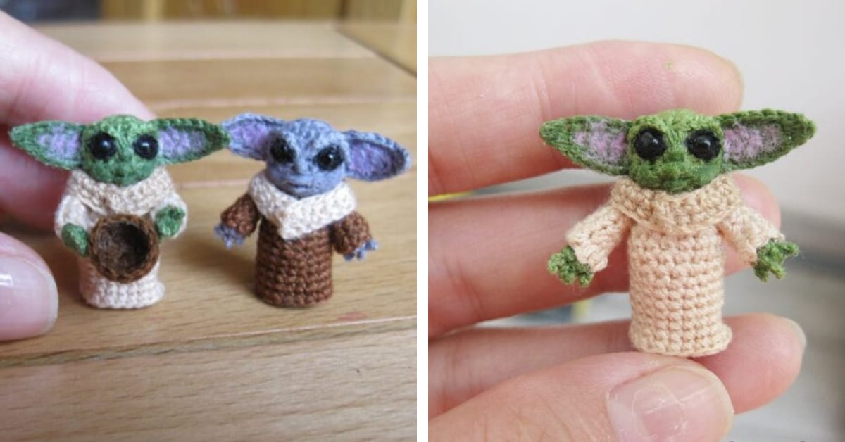 You Can Get A Tiny Crochet Baby Yoda And Omg I Need Him