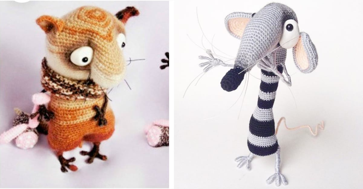 You Can Crochet Cartoon Animals That Look Like They Are Straight Out Of A Movie