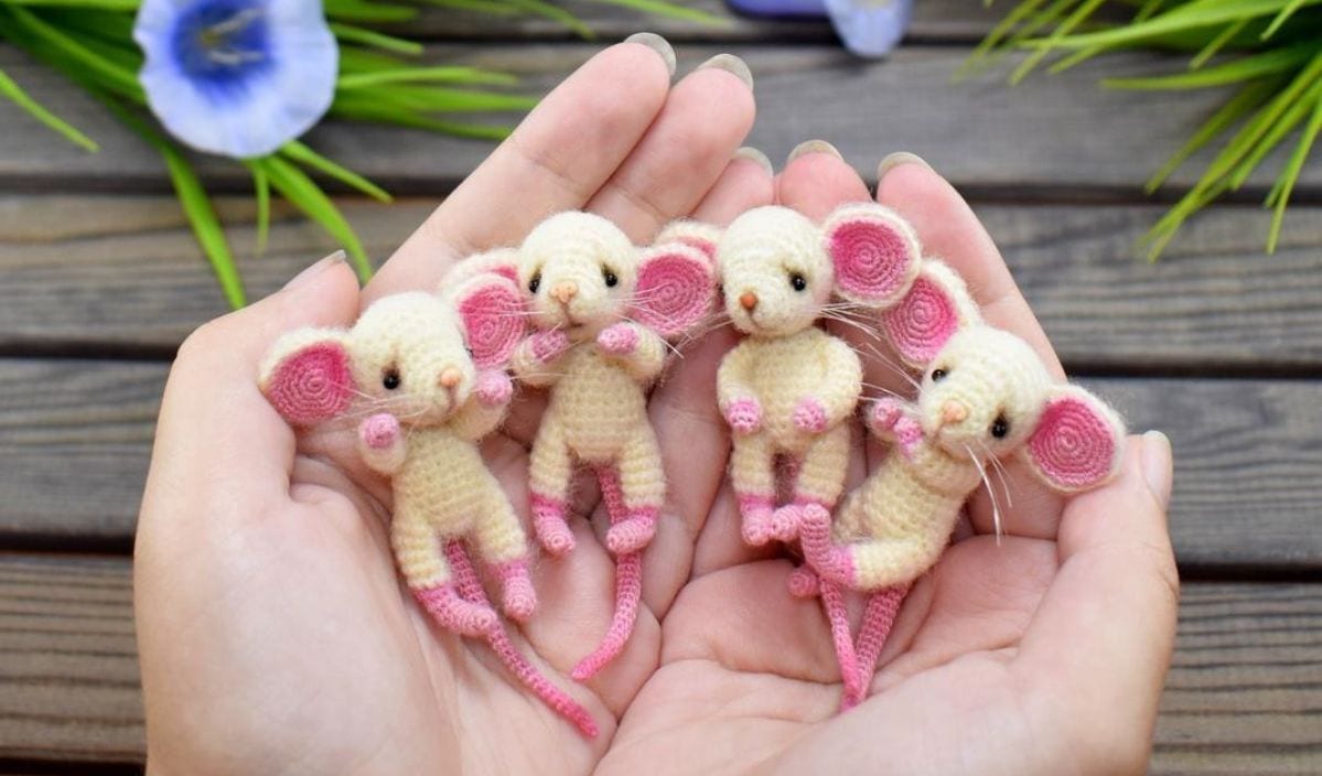 You Can Crochet Tiny Little Mice and They Are Adorable