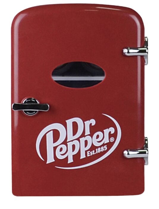 Pepper 6 Can Mini Refrigerator Fridge Beverage Center Car Adapter New Dr 