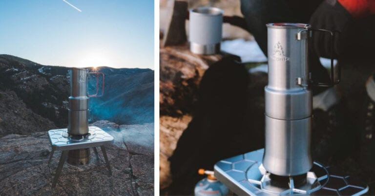 You Can Get An Espresso Style Coffee Maker For Camping and I’m Ready To Make Coffee Outdoors