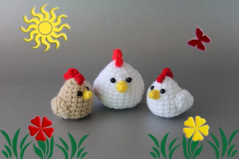 You Can Get An Adorable Little Crocheted Chicken For The Person Who Loves Chickens