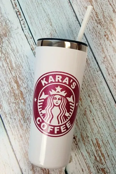 Engraved Tumbler with Personalized Starbucks Logo – SheltonShirts