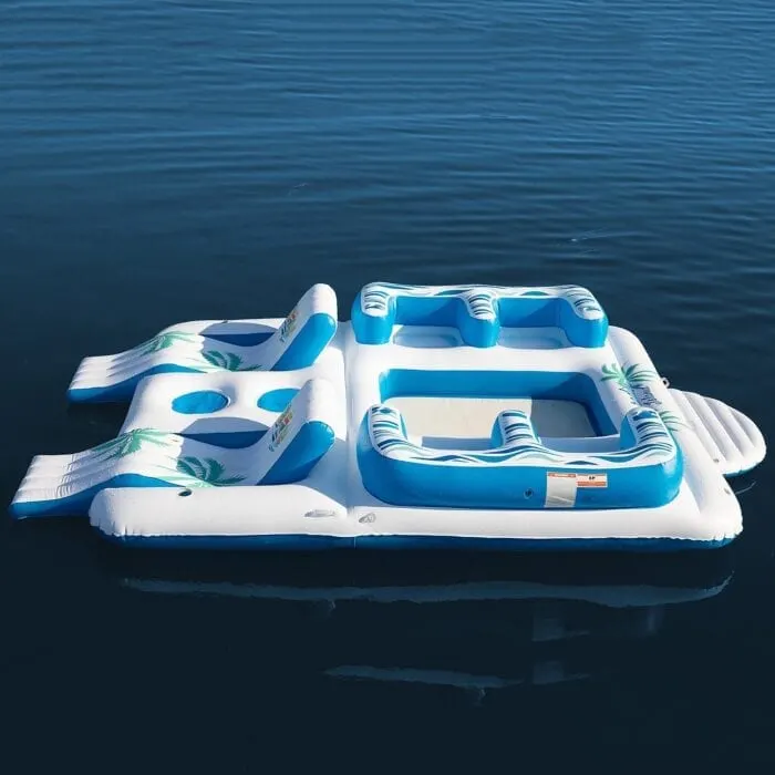Voorzien Dageraad Uitsluiten You Can Get A Giant Inflatable Floating Island To Take Your Day At The Lake  To The Next Level