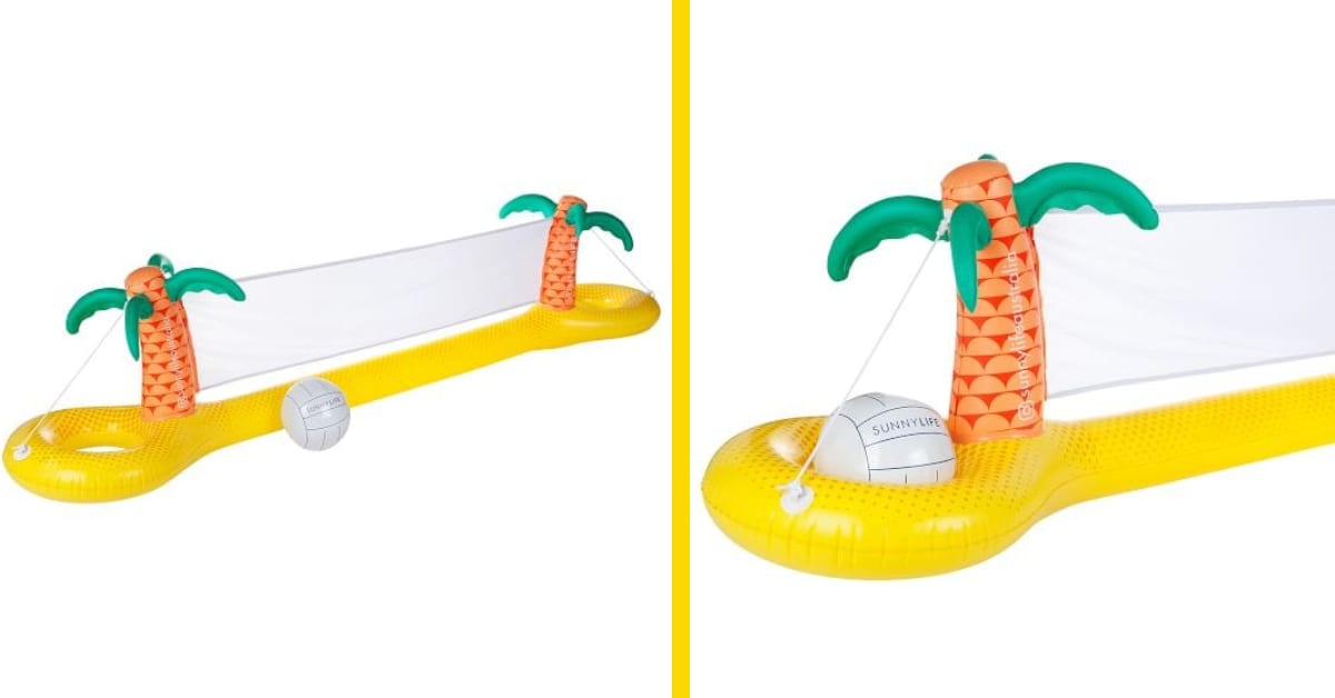 You Can Get An Inflatable Floating Volleyball Game And Summer Just Got Better