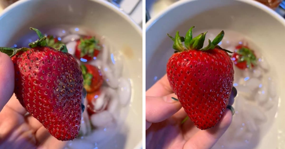 This Woman Shared How You Can Freshen Up Those Sad and Squishy Strawberries and It Is Genius