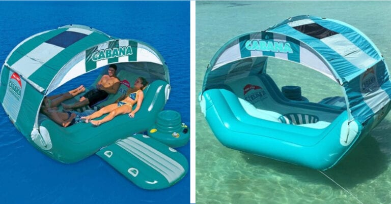 You Can Get A Giant Inflatable Cabana To Take Your Day At The Lake To The Next Level