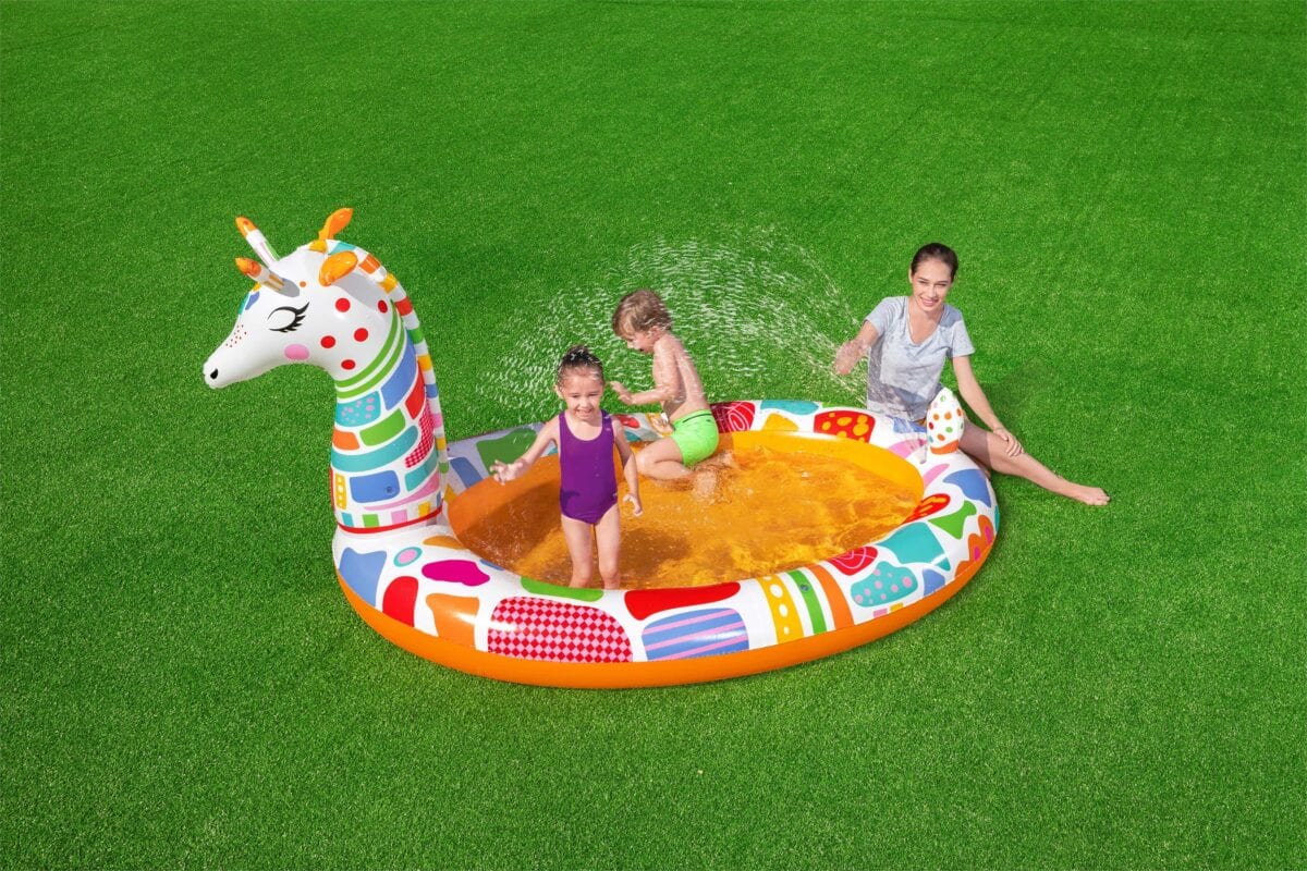 giraffe inflatable pool