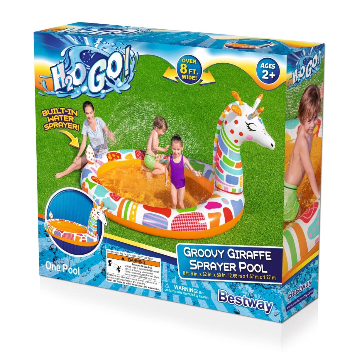 giraffe inflatable pool