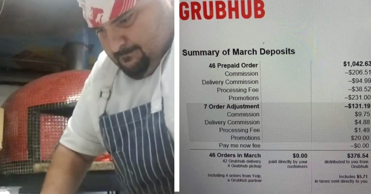This Food Truck Owner Shared How Much GrubHub Takes From Earnings To Encourage Ordering Directly