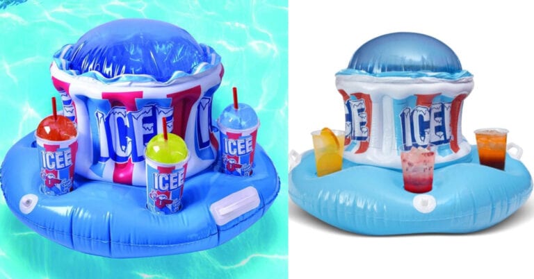 This Icee Inflatable Cooler Floats In The Pool So You Can Always Have A Cold Drink Nearby