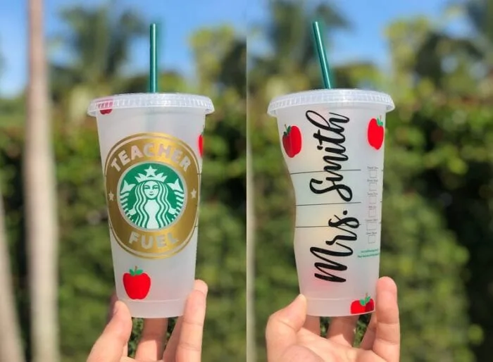 Starbucks' notebook tumbler with pencil straw is the perfect end