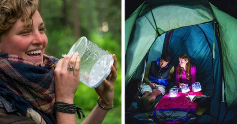 These Inflatable Solar Lanterns Take Camping To The Next Level and I Need Some