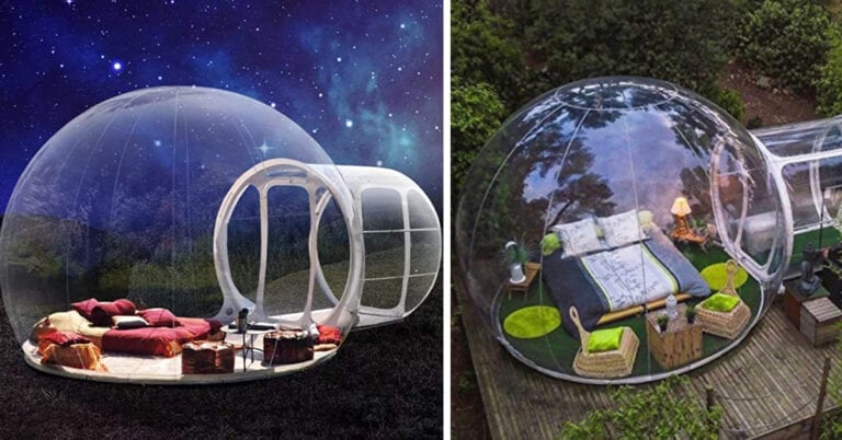 You Can Get An Inflatable Bubble Tent And I’m Ready To Sleep Under The Stars