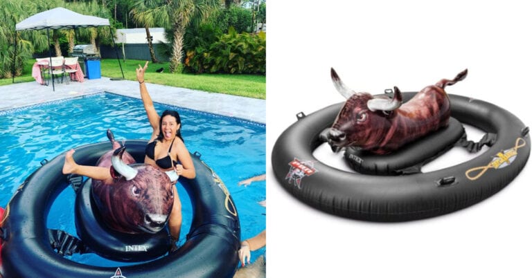 Walmart Is Selling An Inflatable Bull For Your Pool And I’m Ready To Hold On Tight
