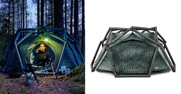 This Inflatable Tent Can Be Set Up In About A Minute To Take Your Next Camping Trip To The Next Level