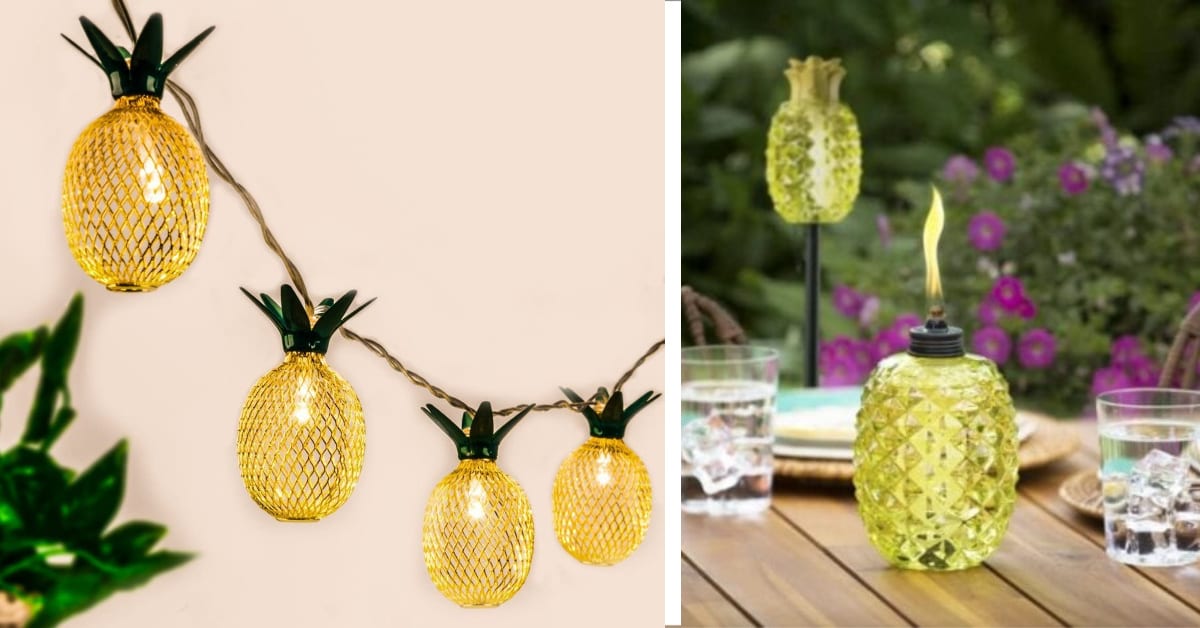 You Can Get Pineapple Tiki Torches To Turn Your Backyard Into Your Own Private Oasis