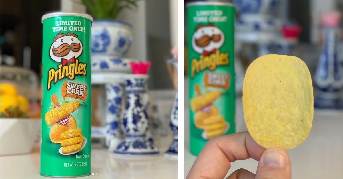 You Can Get Pringles Potato Chips That Taste Like Sweet Corn With Butter And I Need Them Now