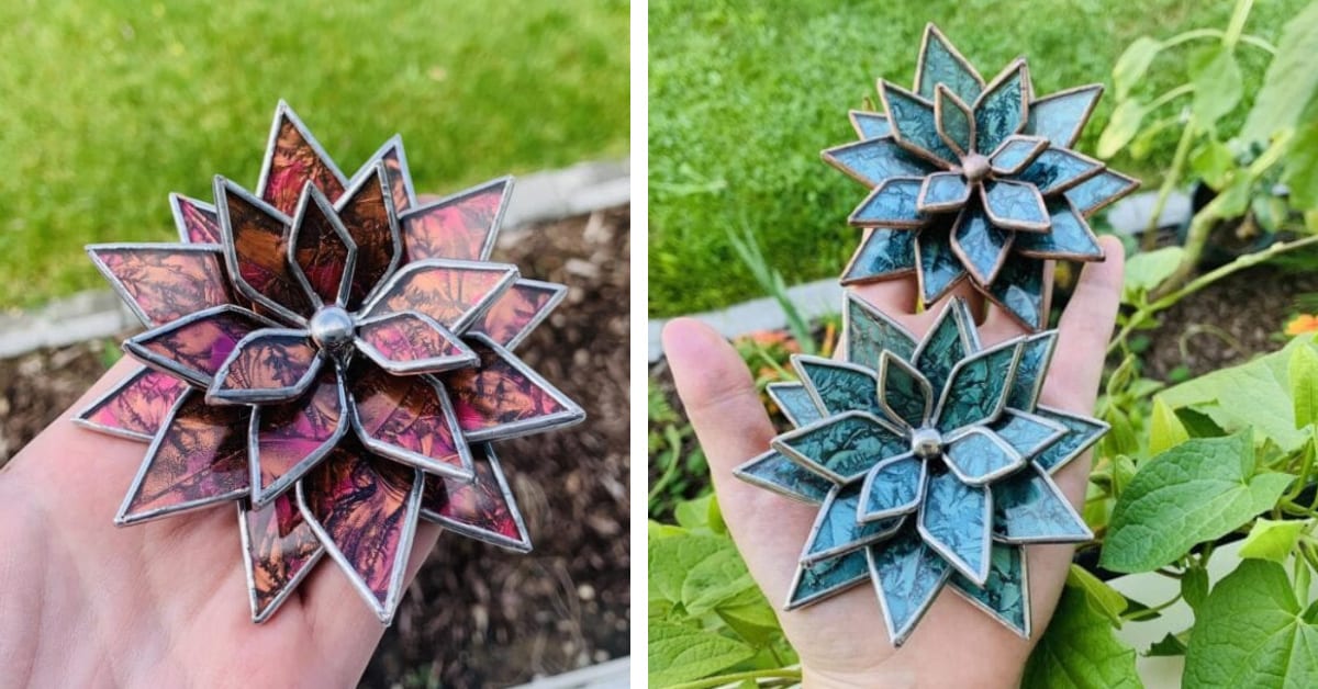 You Can Get Van Gogh Inspired Stained Glass Succulents And They Are Stunning