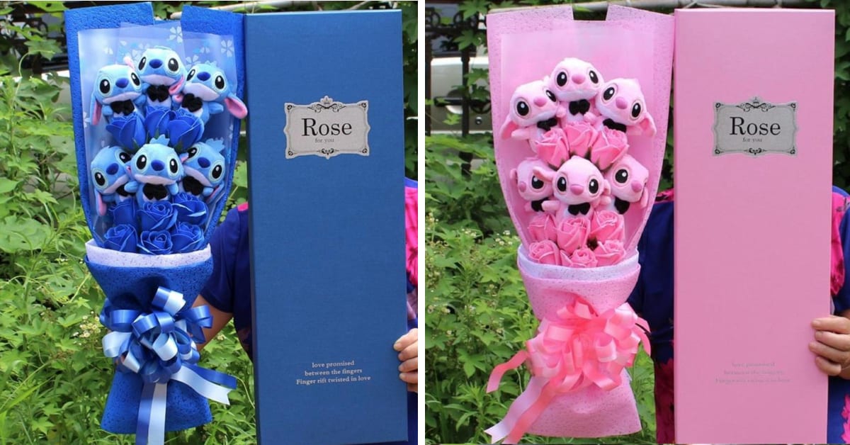 You Can Get A Stitch Bouquet For The Person Who Loves Disney