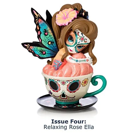 These Sugar Skull Teacup Fairies Are The Halloween Decor You Can Keep ...