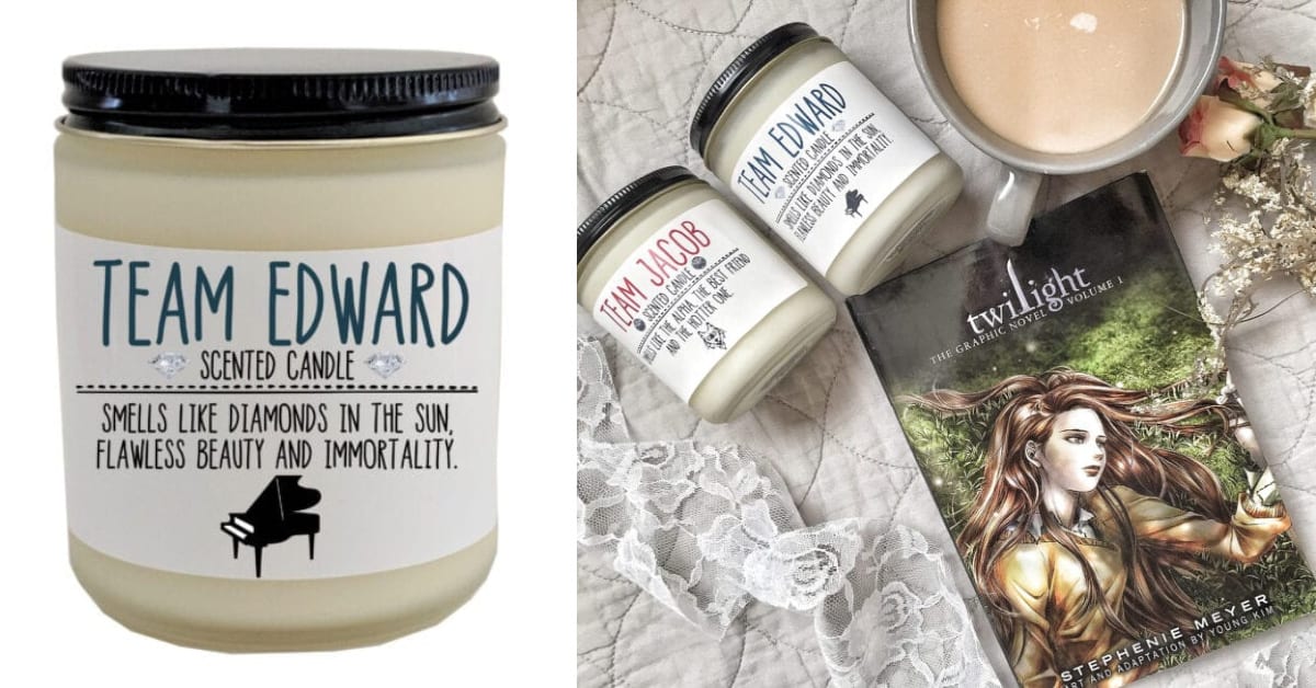 You Can Get A Team Edward Candle That Smells Like Diamonds And Immortality