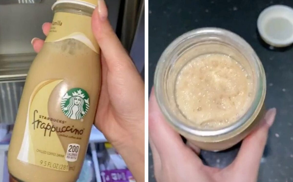 This TikTok Hack Shows You How To Turn Starbucks Bottled Frappuccinos Into A Blended Drink
